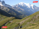 Col Du Balme and Mont Blanc in the early morning